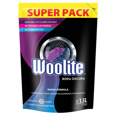 WOOLITE JAB. LIQ. MAQ. ROPA OSCURA D/P x1500cc