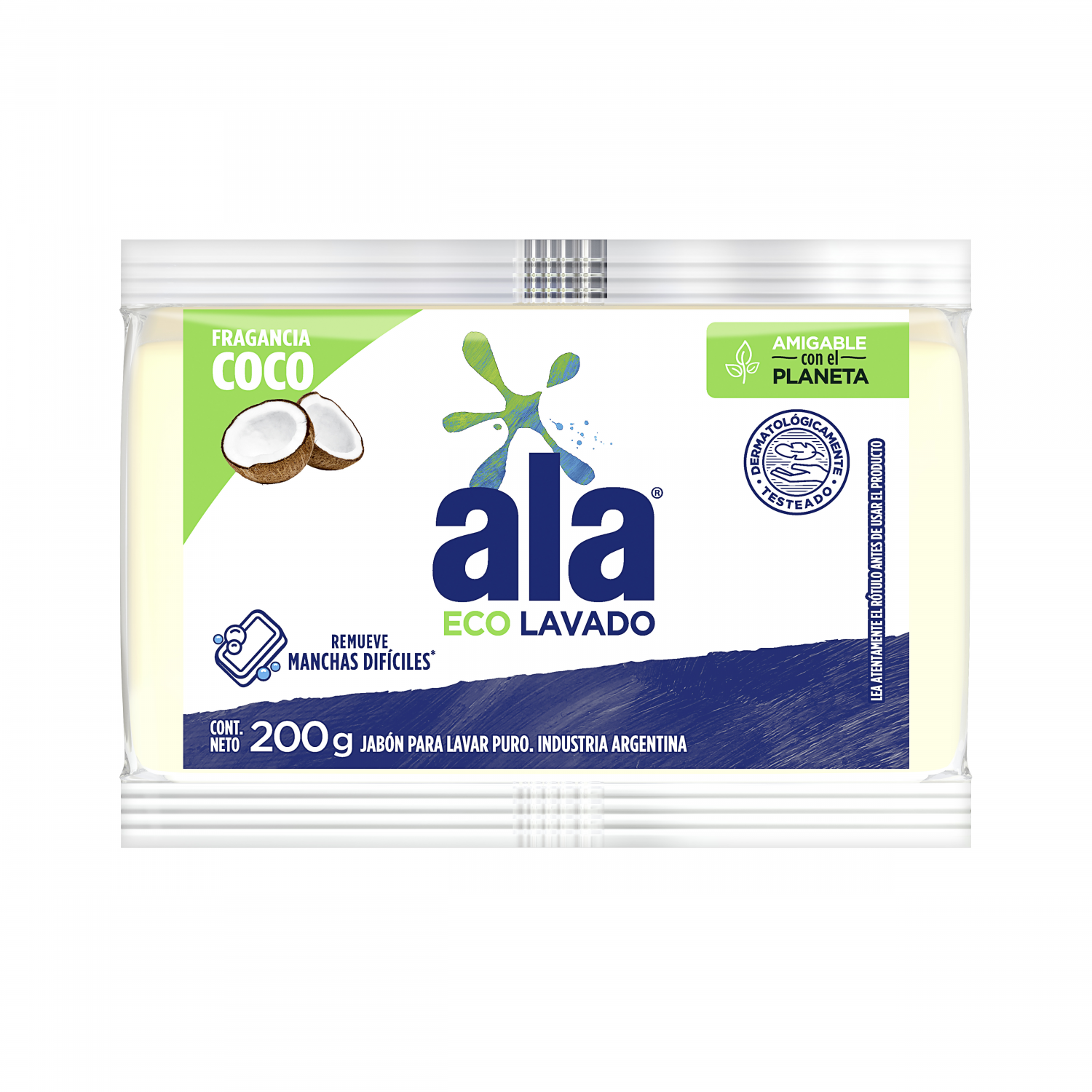 ALA JABON BARRA ECOLAVADO x200gr