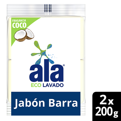 ALA JABON BARRA ECOLAVADO 2x200gr