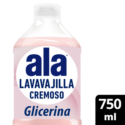 ALA LAVAVAJILLAS CREMOSO GLICERINA x750ml