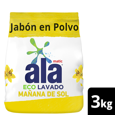 ALA POLVO MATIC ECOLAVADO MAÑANA SOL x3kg