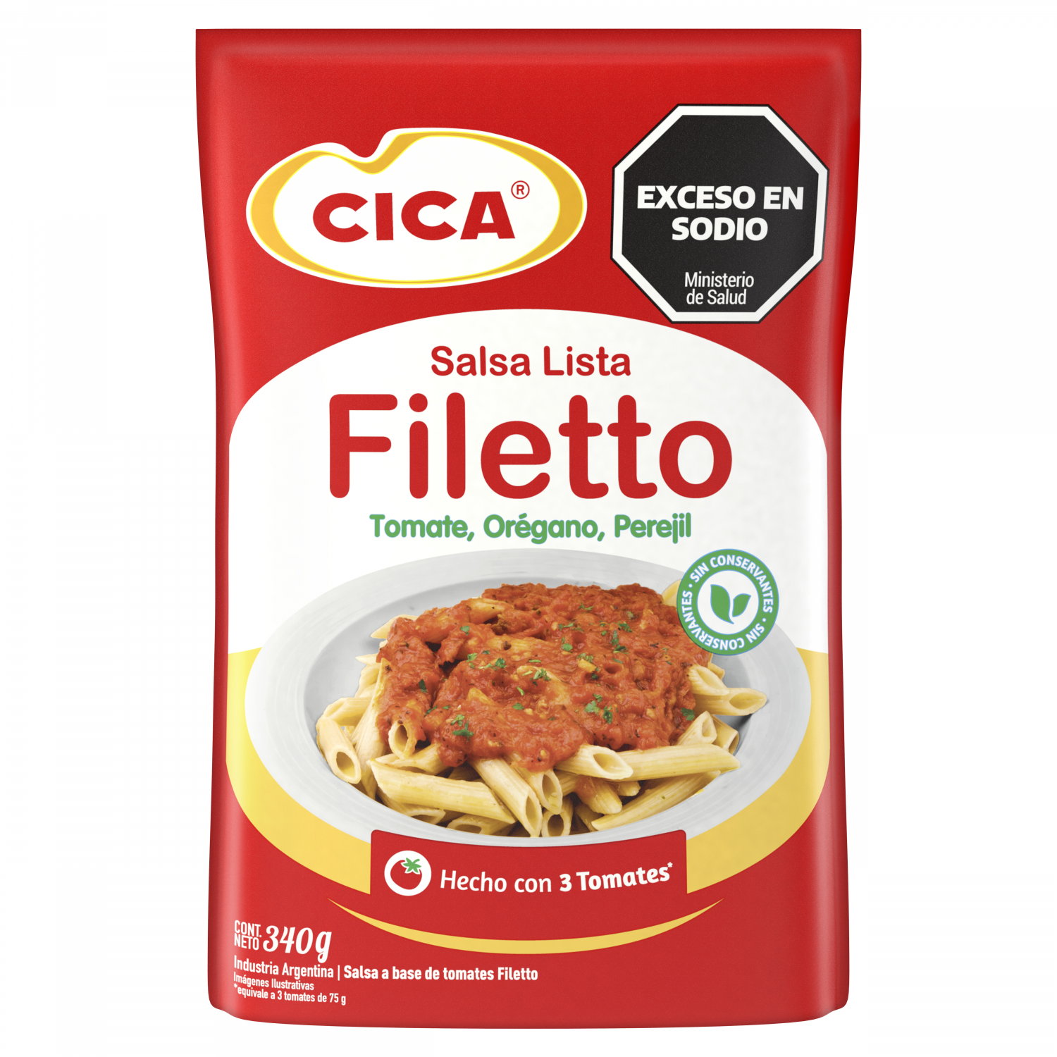CICA SALSA FILETTO x340gr