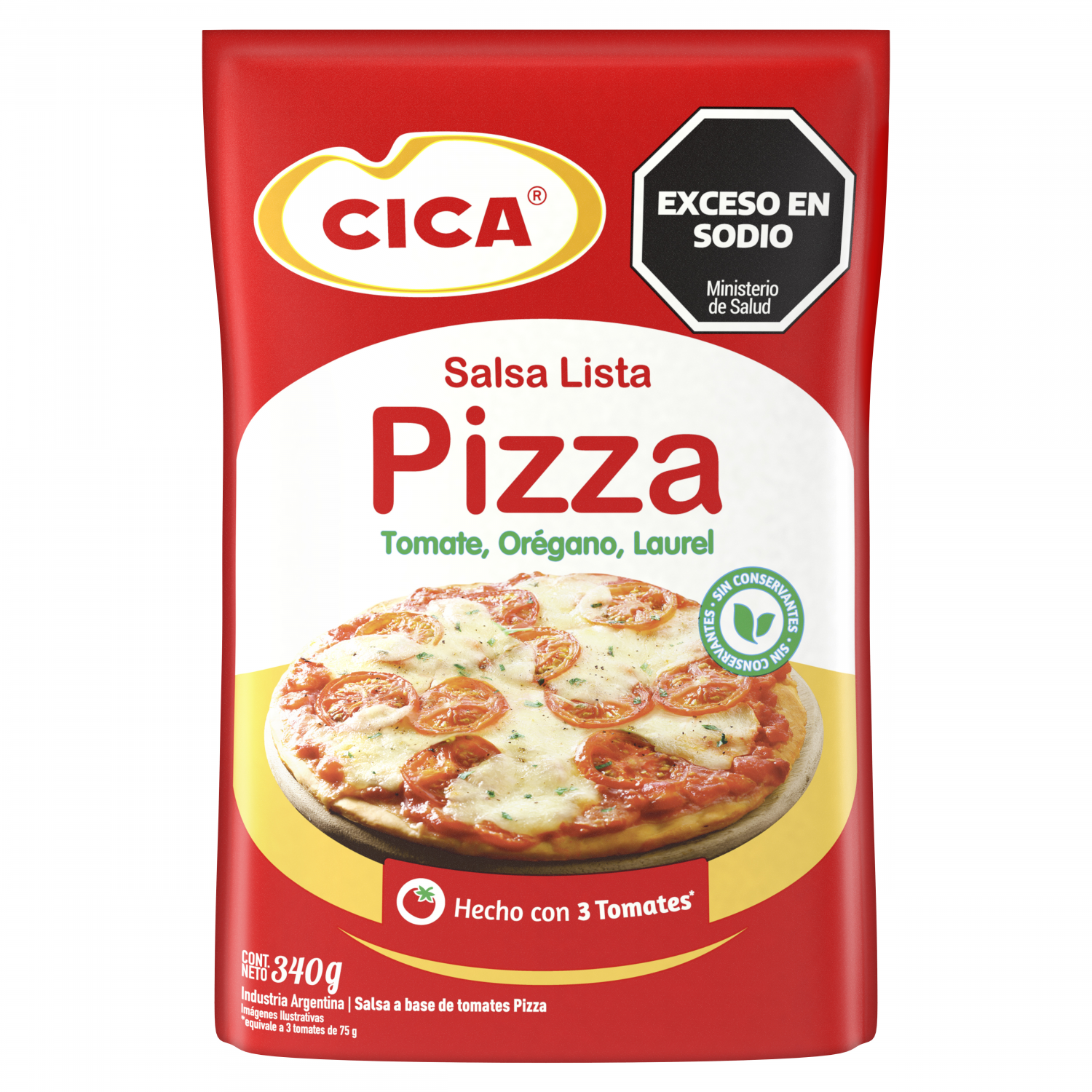 CICA SALSA PIZZA x340gr