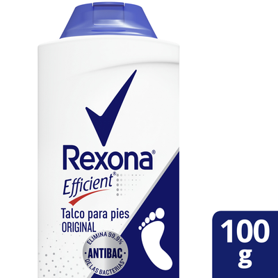 REXONA EFFICIENT TALCO ORIGINAL x100gr