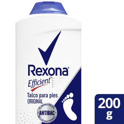 REXONA EFFICIENT TALCO ORIGINAL x200gr
