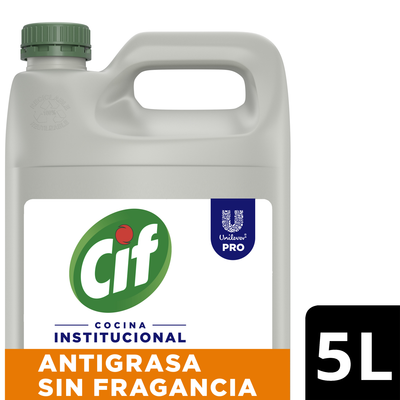 CIF ANTIGRASA S/FRAGANCIA BOTELLON x5lt