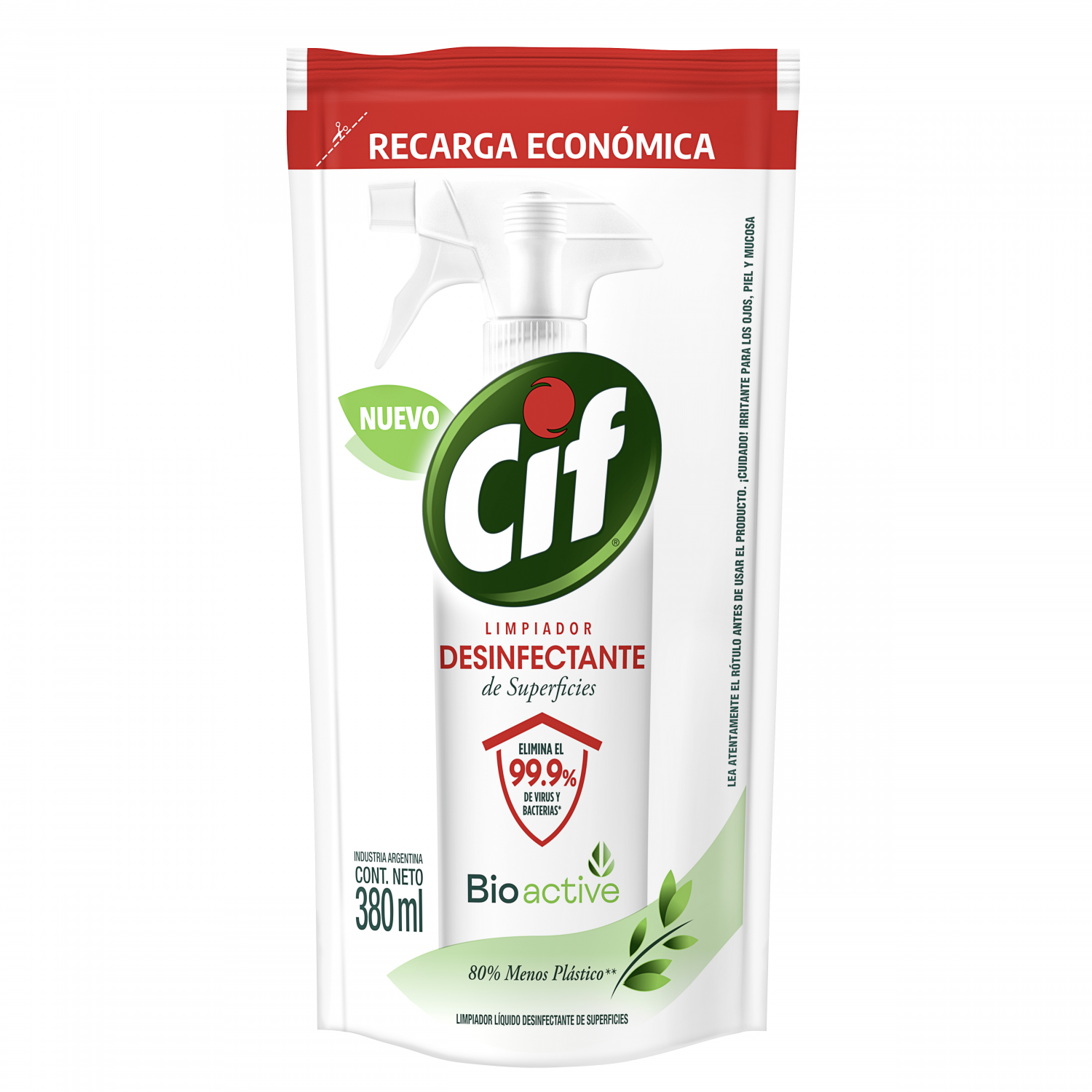 CIF DESINF. LIMPIADOR D/P x380ml