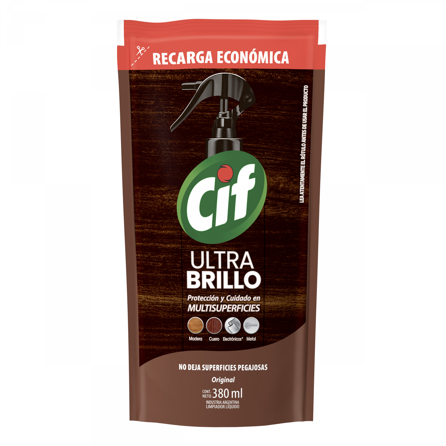 CIF ULTRA BRILLO ANTI PVO D/P x380ml