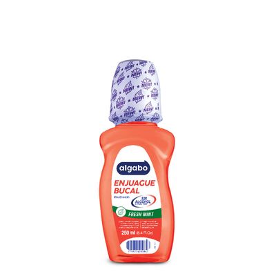 ALGABO ENJUAGUE BUCAL S/A FRESH MINT x250cc