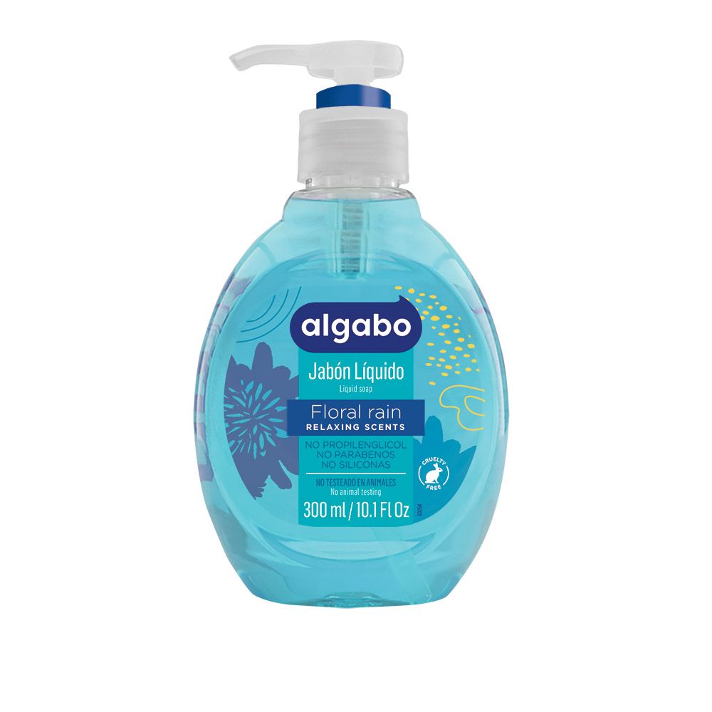 ALGABO JABON LIQUIDO FLORAL RAIN x300cc