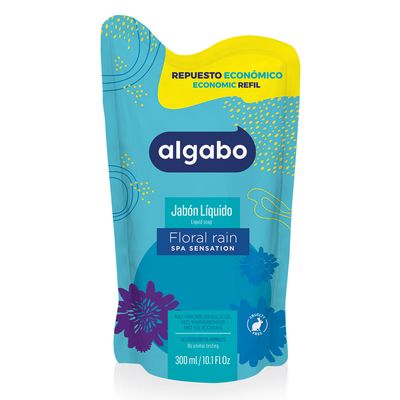 ALGABO JABON LIQUIDO FLORAL RAIN D/P x300cc