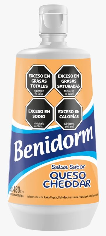 BENIDORM QUESO CHEDDAR x480gr