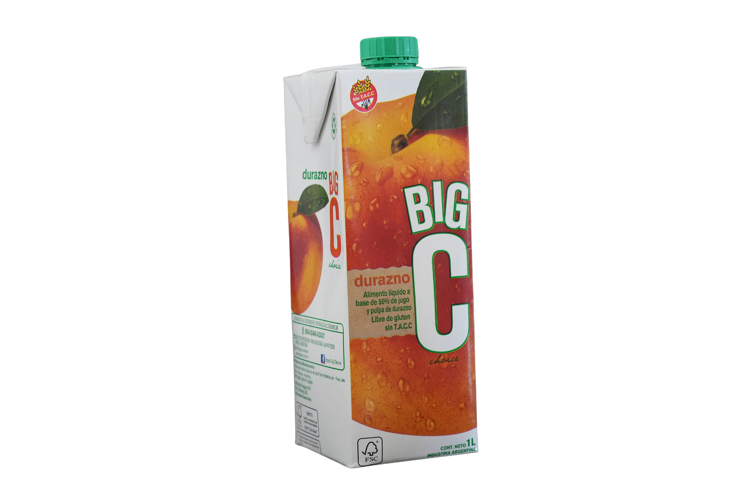BIG CHOICE JUGO DURAZNO x1000cc