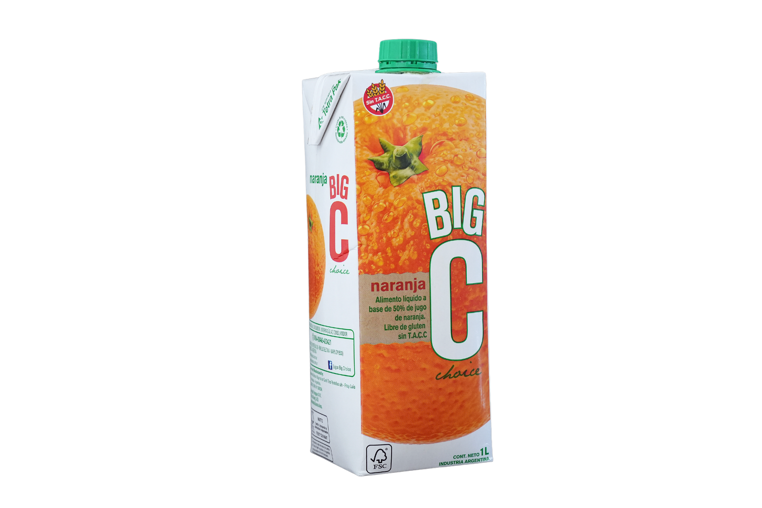 BIG CHOICE JUGO NARANJA x1000cc