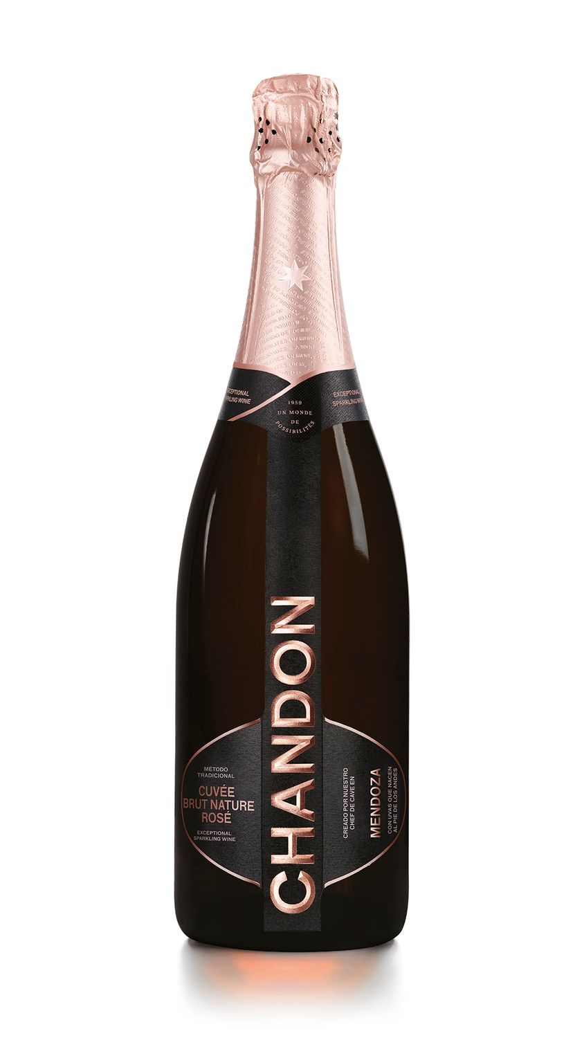 CHANDON CUVEE BRUT NATURE ROSE x750cc