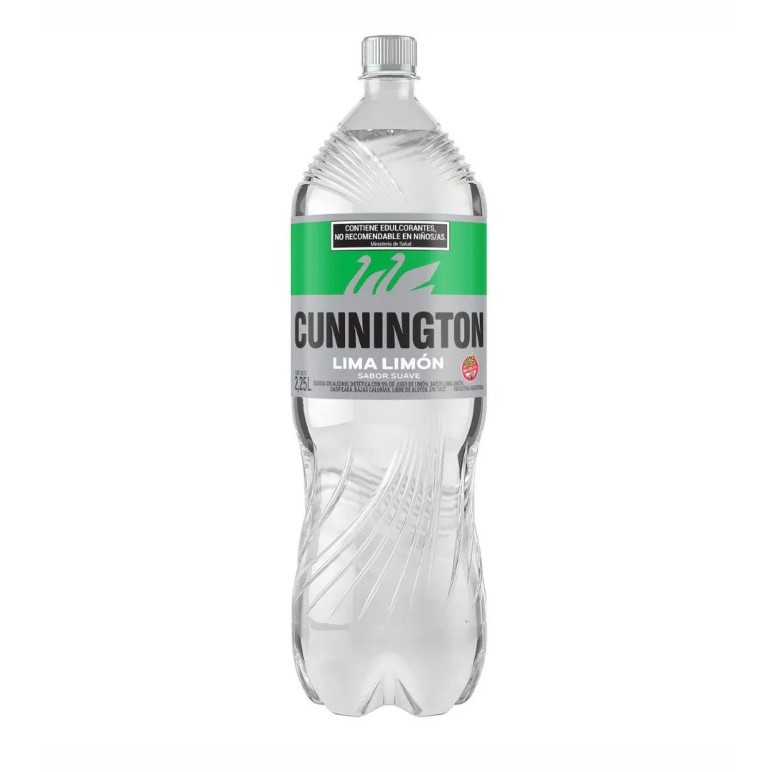 CUNNINGTON GASEOSA LIMA LIMON SUAVE x2,25lts
