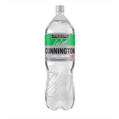 CUNNINGTON GASEOSA LIMA LIMON SUAVE x2,25lts
