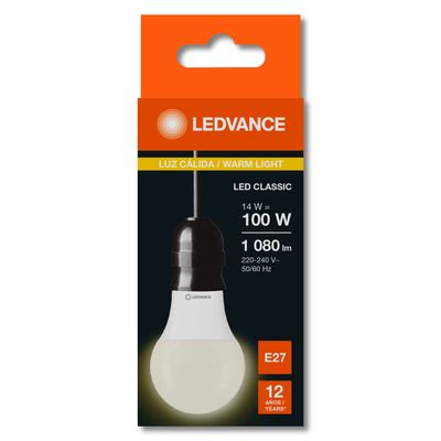 LEDVANCE LAMPARA LED LUZ CALIDA x14w (Osram)