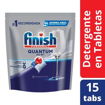 FINISH LAVAVAJ. DET. TABLETAS QUANTUM x15x10grs