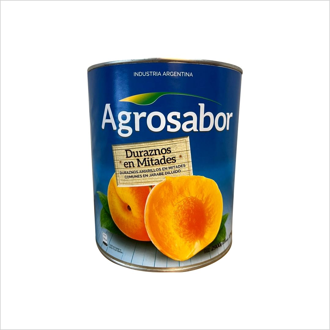 AGROSABOR DURAZNOS COMUNES EN MITADES x3kg