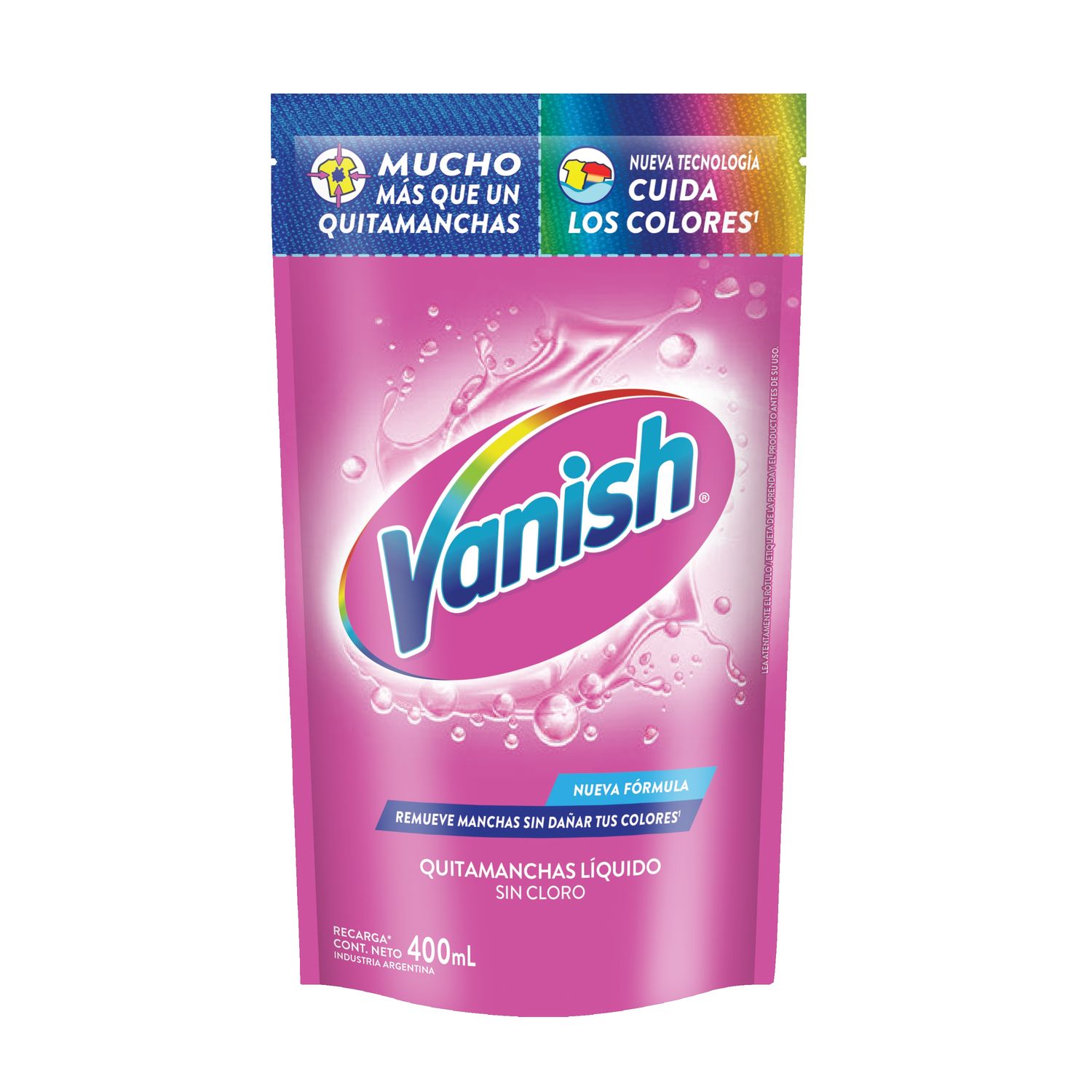 VANISH QUITAMANCHA LIQ. ROSA D/P x400cc