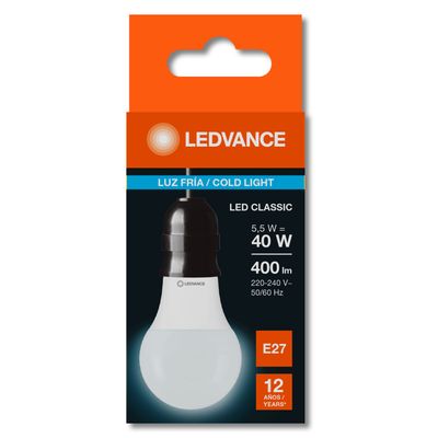 LEDVANCE LAMPARA LED LUZ FRIA x5,5w (Osram)