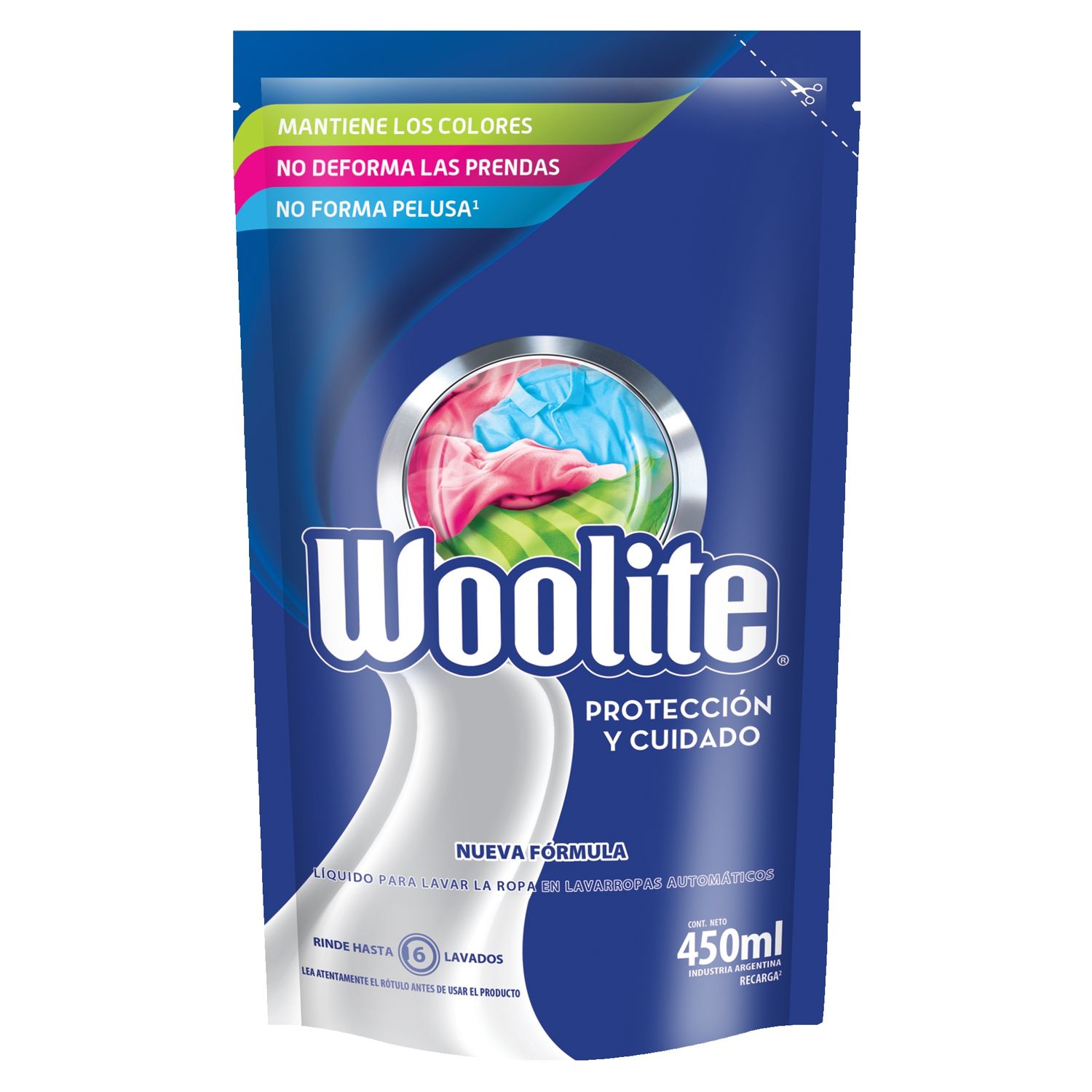 WOOLITE JAB. LIQ. MAQ. TODOS DIAS D/P x450cc