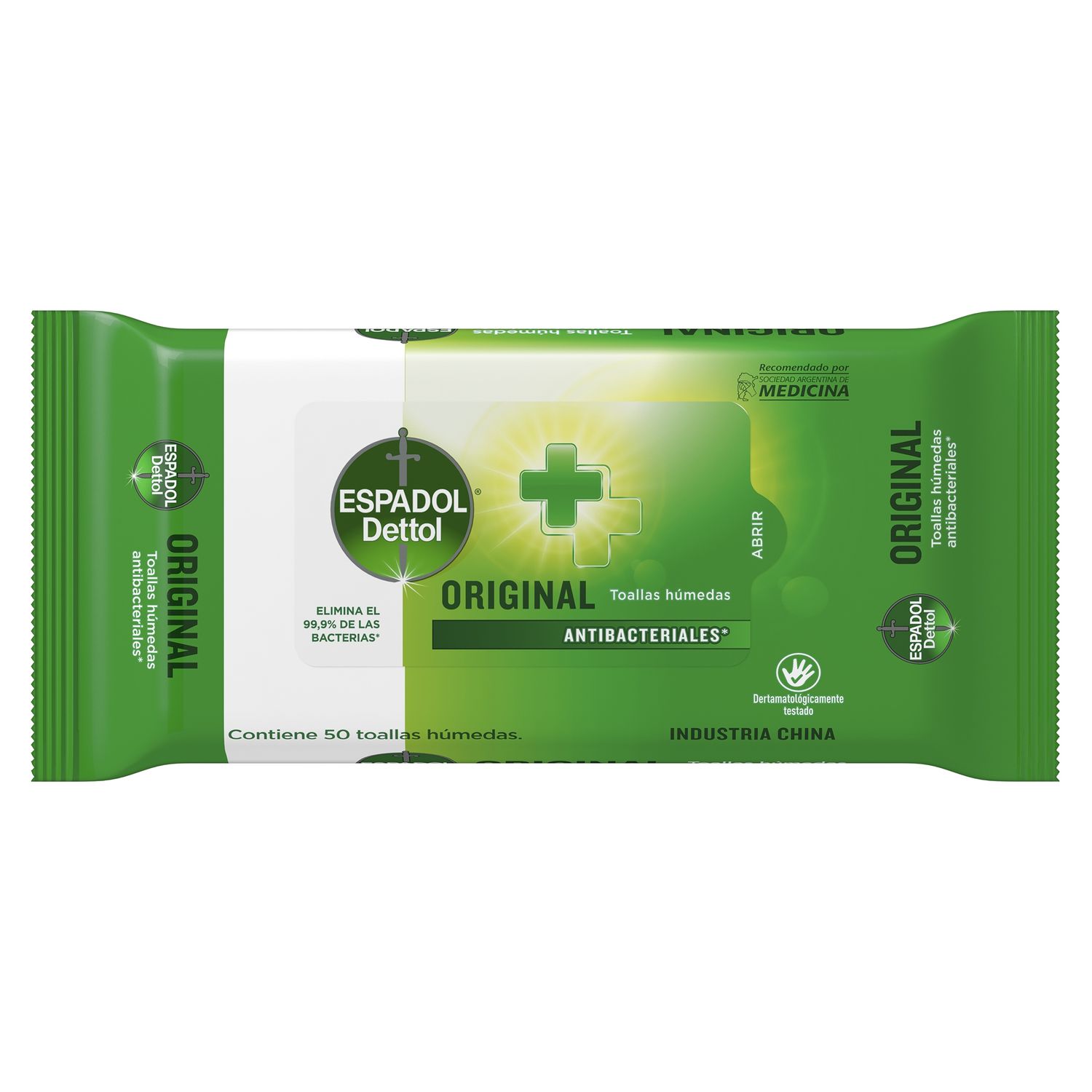 ESPADOL TOALLA ANTIBACTERIAL ORIGINAL x50und