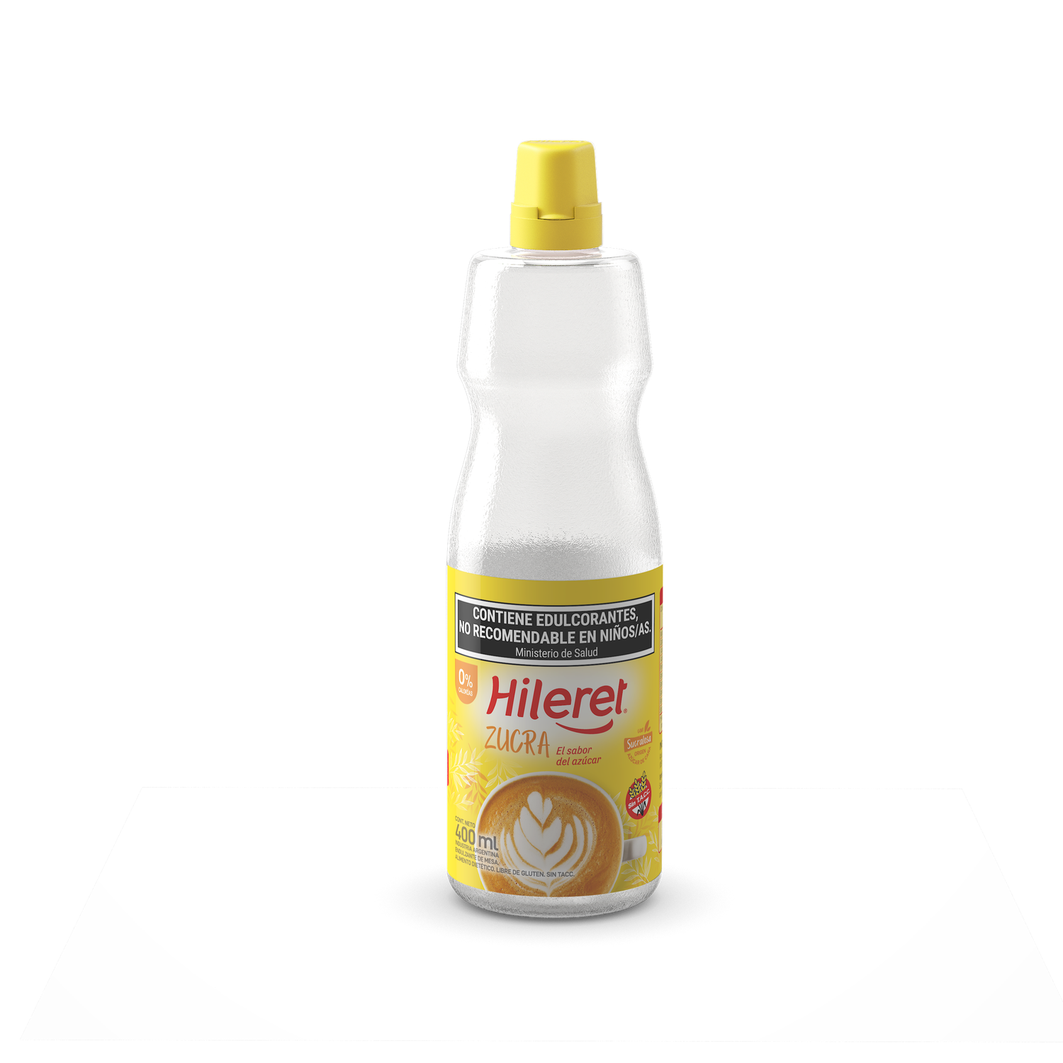HILERET ENDULZANTE ZUCRA LIQUIDO x400ml