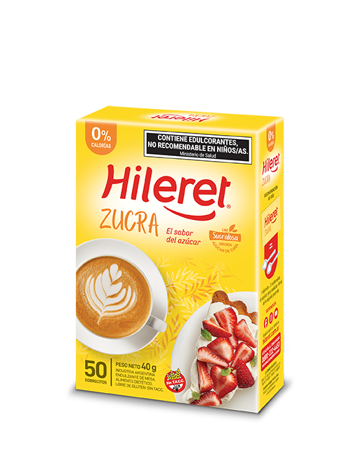 HILERET ENDULZANTE ZUCRA SOBRE x50x40gr