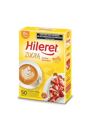 HILERET ENDULZANTE ZUCRA SOBRE x50x40gr