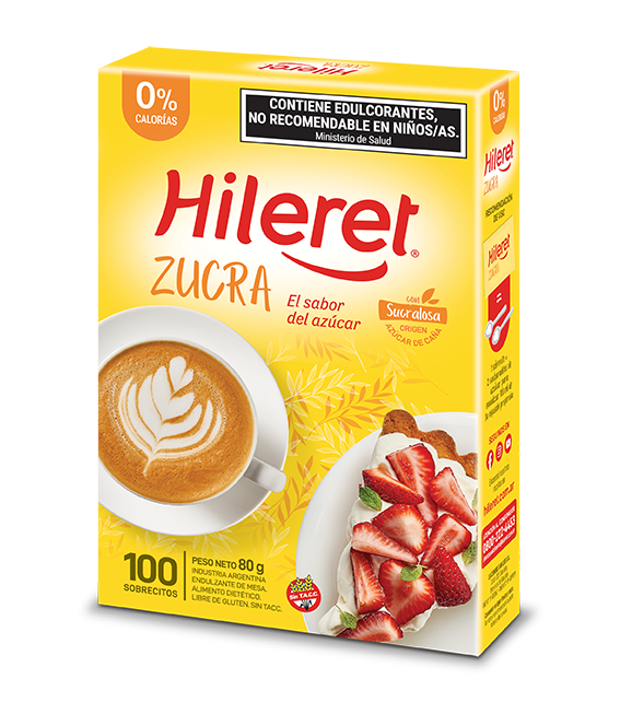 HILERET ENDULZANTE ZUCRA SOBRE x100x80gr