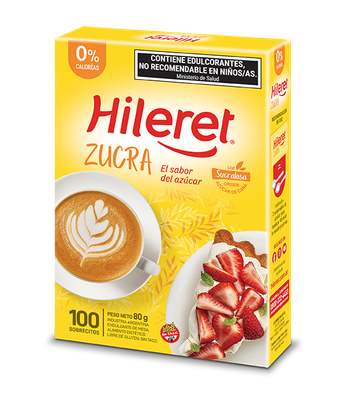 HILERET ENDULZANTE ZUCRA SOBRE x100x80gr