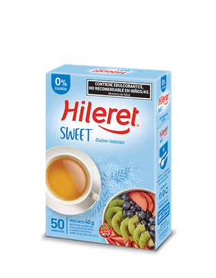 HILERET ENDULZANTE SWEET SOBRE x50x40gr