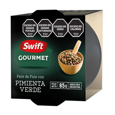 SWIFT PATE DE FOIE PIMIENTA VERDE x85gr
