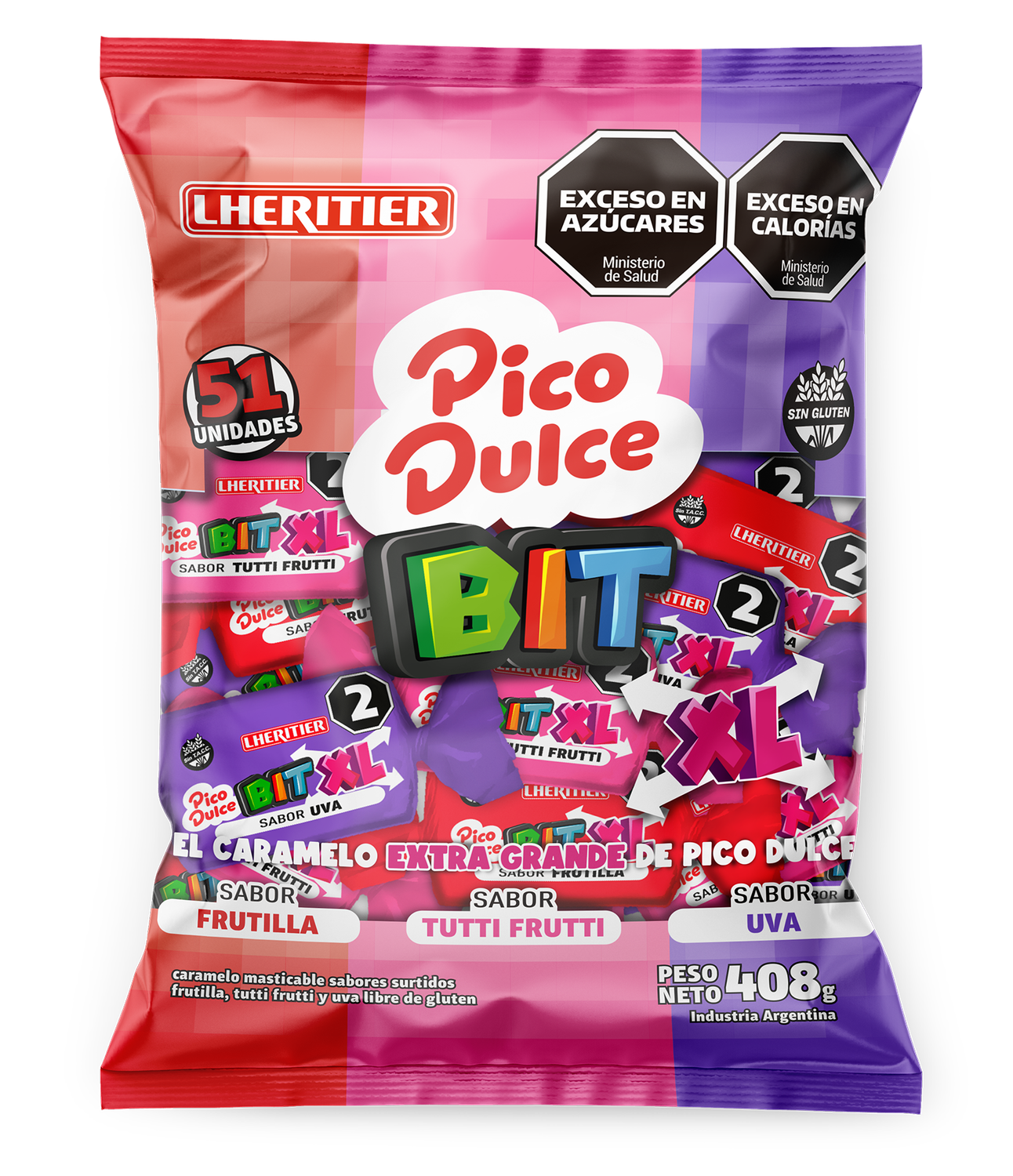 PICO DULCE CARAMELO BIT SURTIDOS x408gr