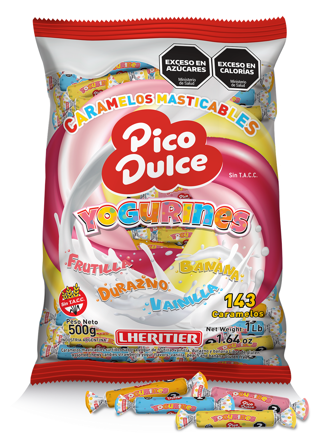 PICO DULCE CARAMELO YOGURINES x500gr
