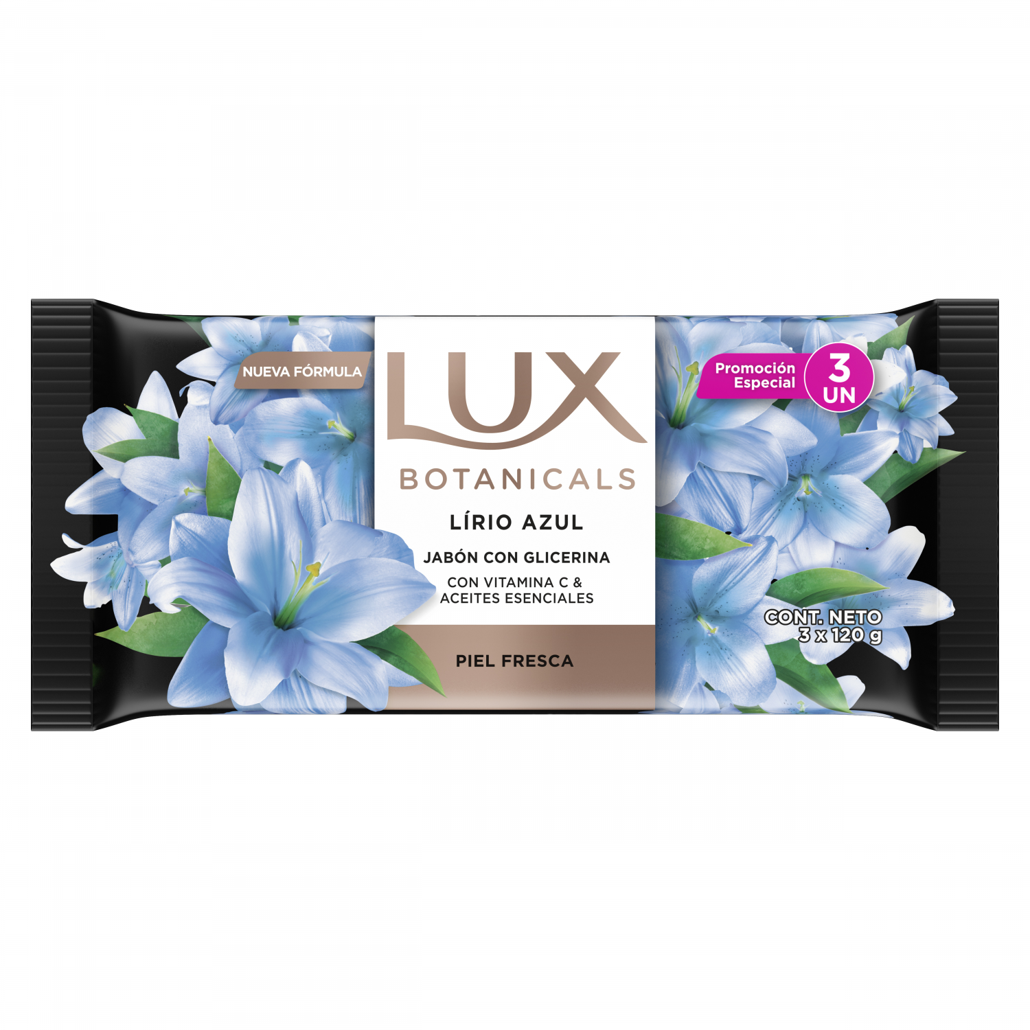 LUX JAB BOTANIC LIRIO AZUL 3x120gr