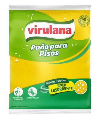 VIRULANA PAÑO PISOS AMARILLO x1und