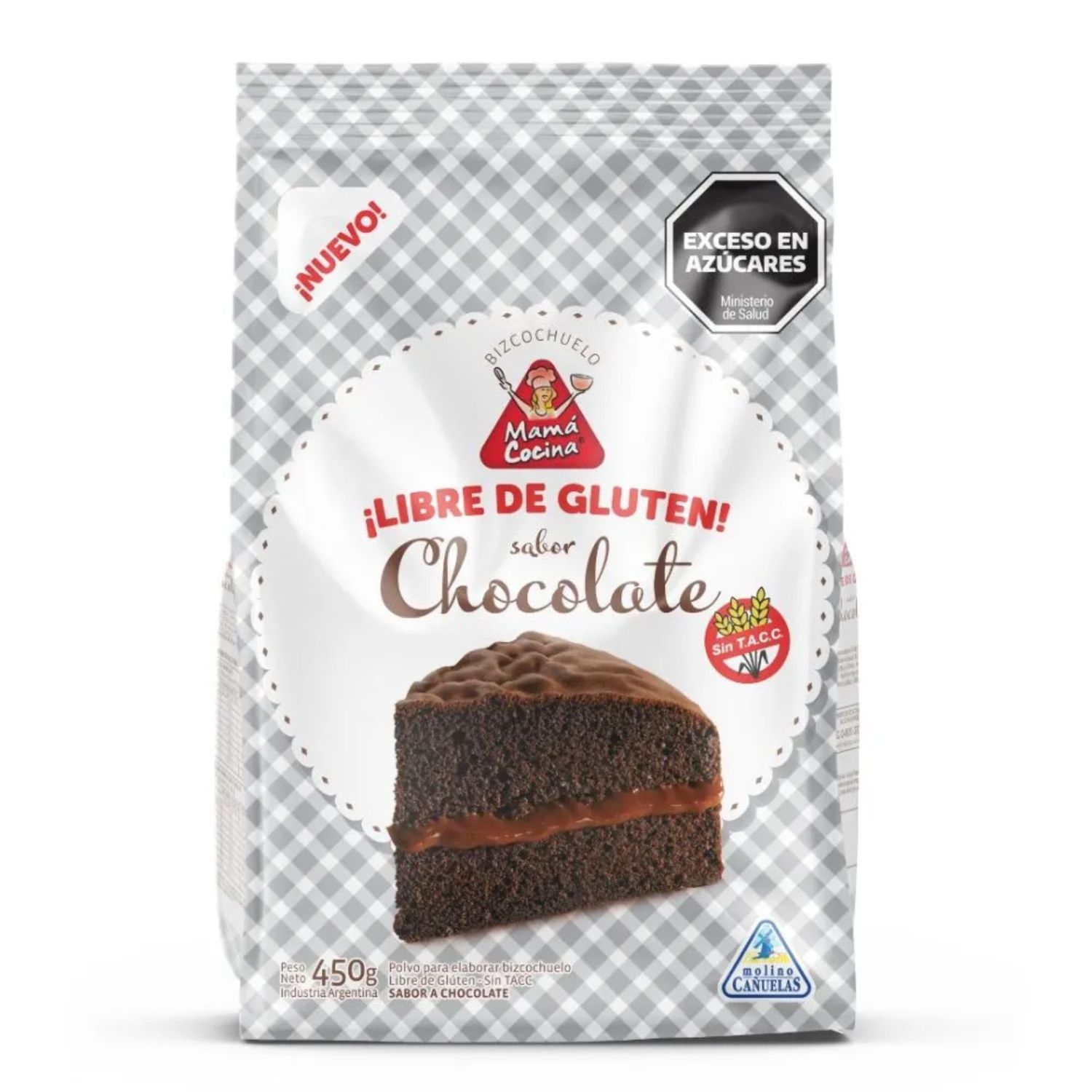 PREM. BIZ. CHOCOLATE MAMA COCINA SIN TACC x450gr