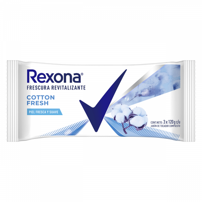 REXONA JAB COTTON FRESH 3x120gr