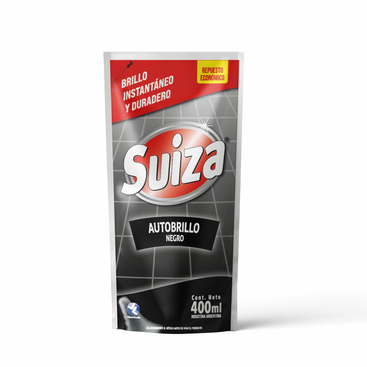 SUIZA AUTOBRILLO NEGRO D/P x400cc