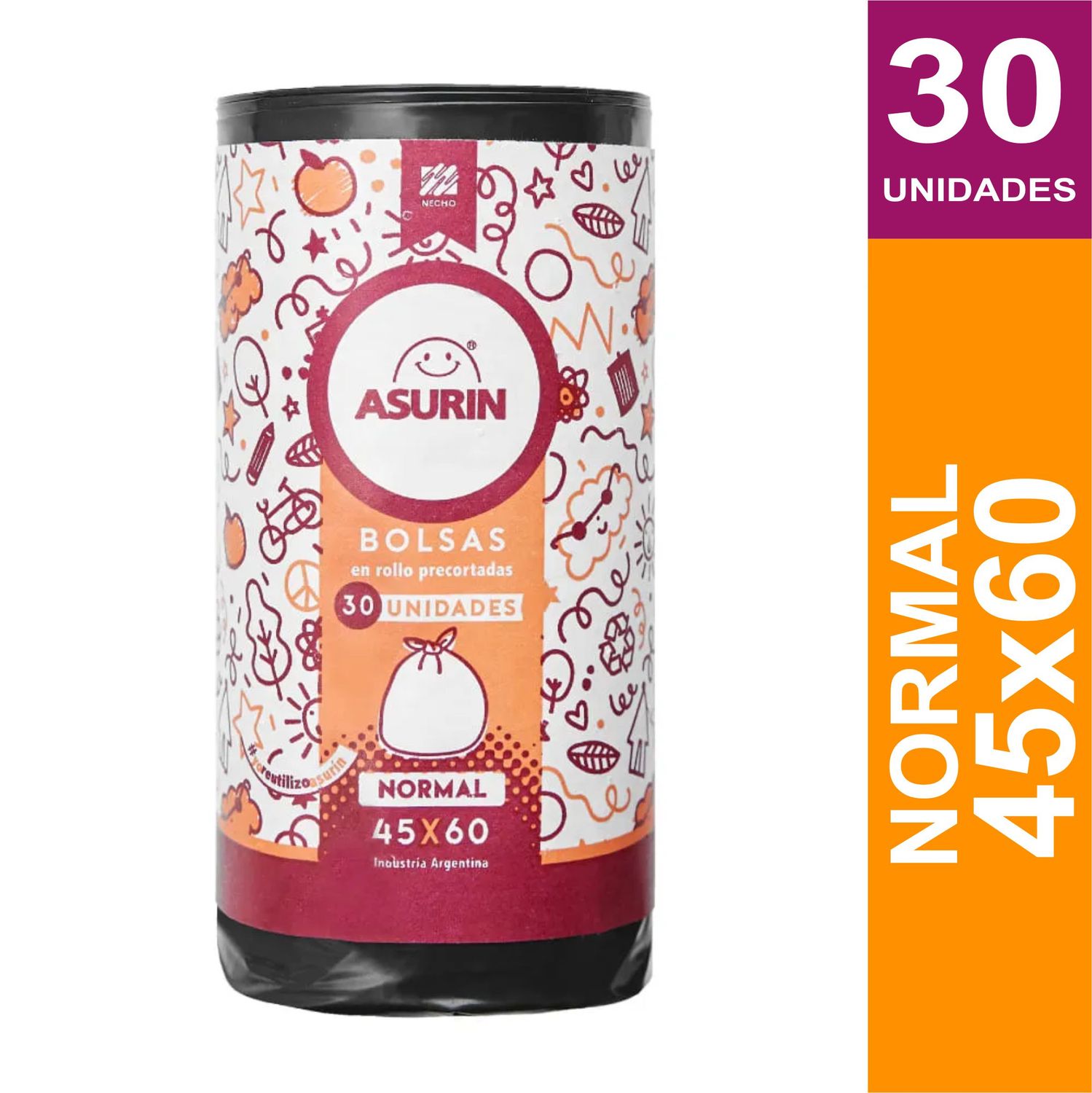 ASURIN BOLSAS BANDEROLA 45x60cm x30und.
