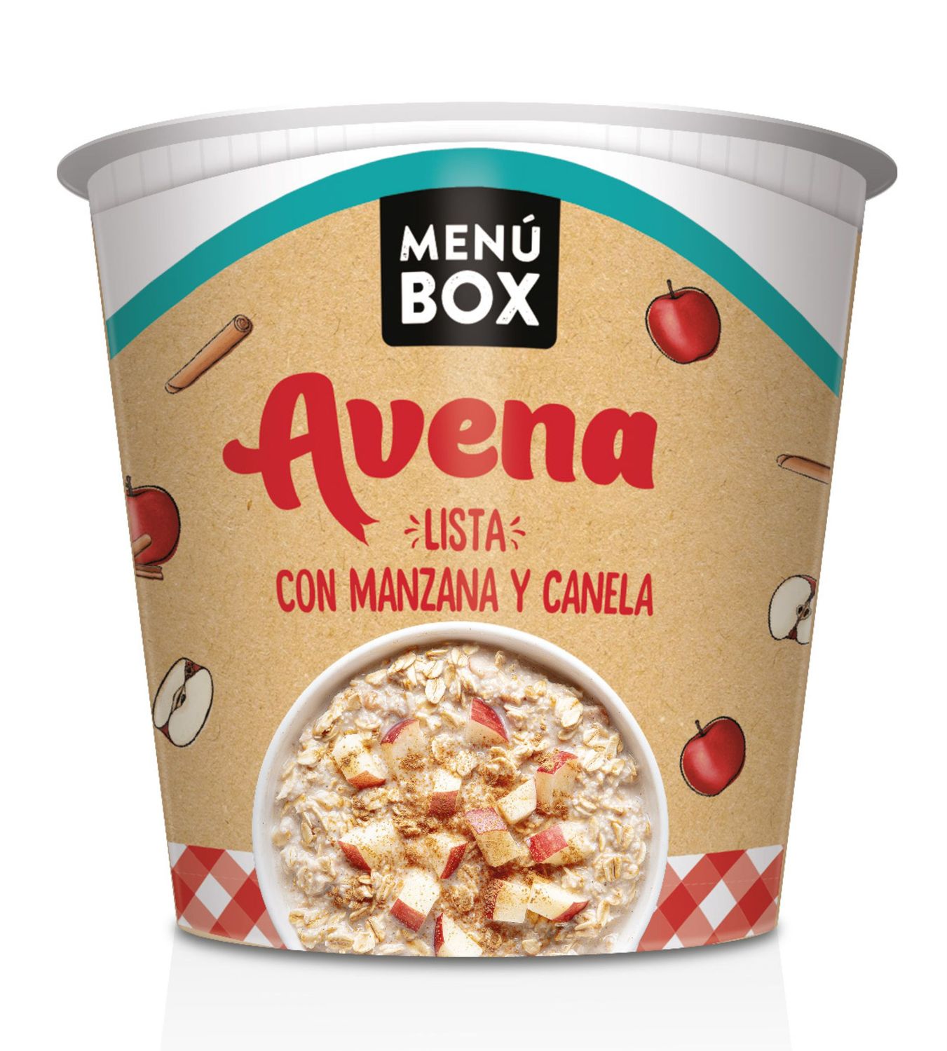 MENU BOX AVENA MANZANA Y CANELA x59gr