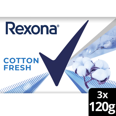 REXONA JAB COTTON FRESH 3x120gr