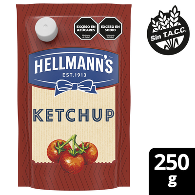 HELLMANNS KETCHUP D/P x250gr