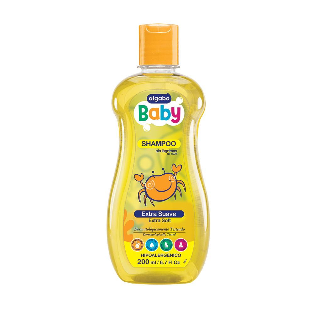 ALGABO BABY SHAMPOO EXTRA SUAVE x200cc