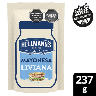 HELLMANNS MAYONESA LIVIANA x237gr
