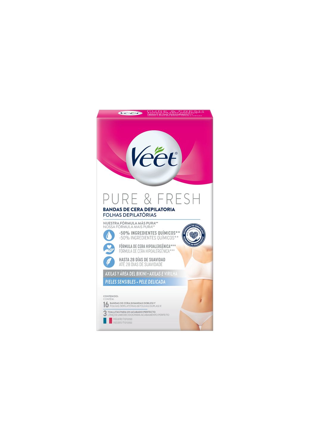 VEET BANDAS DEPI. AXILA Y BIKINI PS x16und