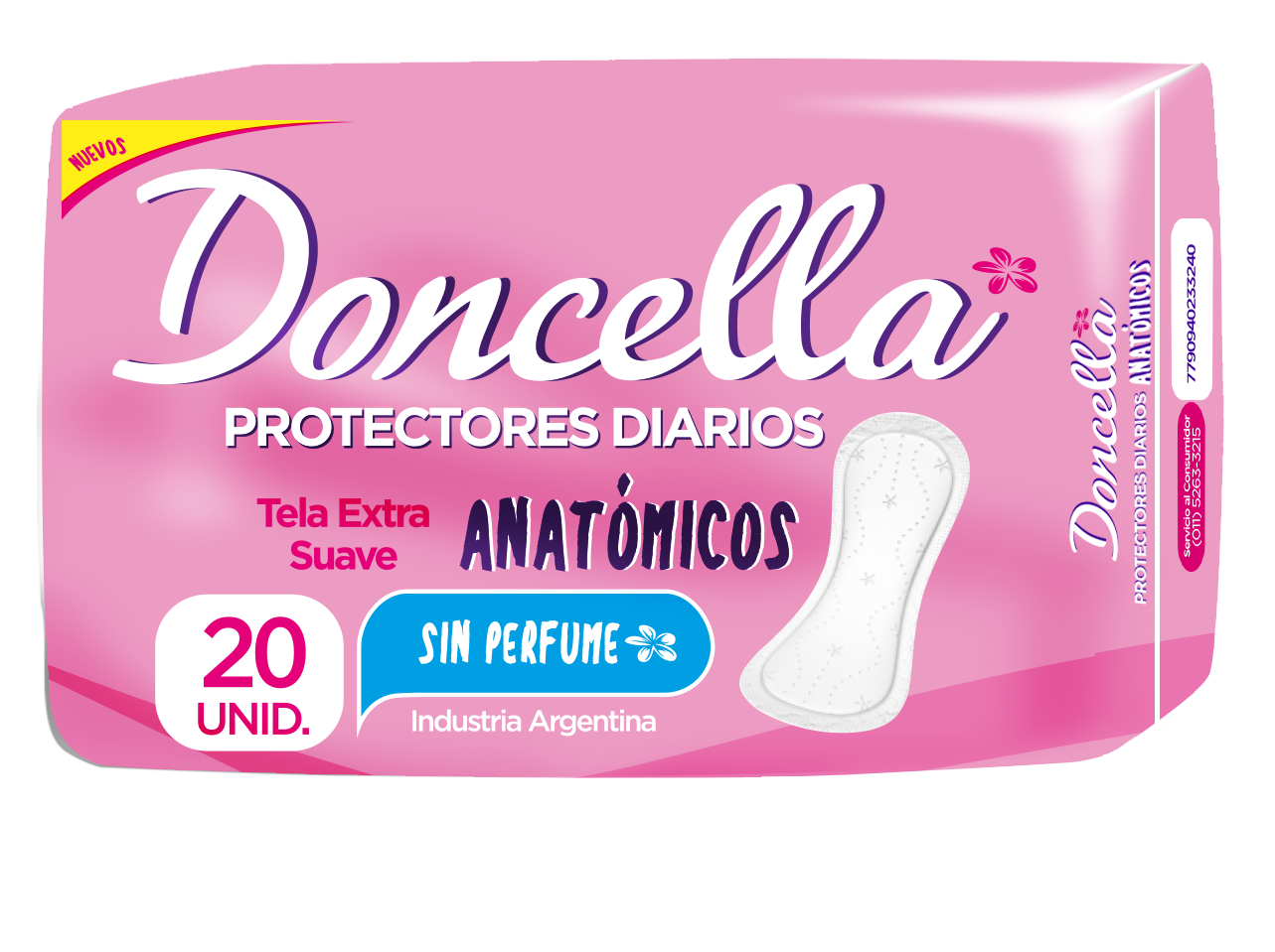 DONCELLA PROT. DIARIOS ANATOMICO S/DES x20und